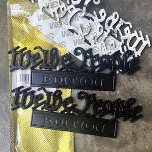 Black 'We The People' Edition Emblems